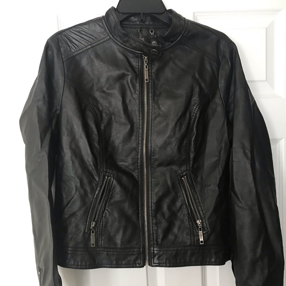 Leather jacket - faux